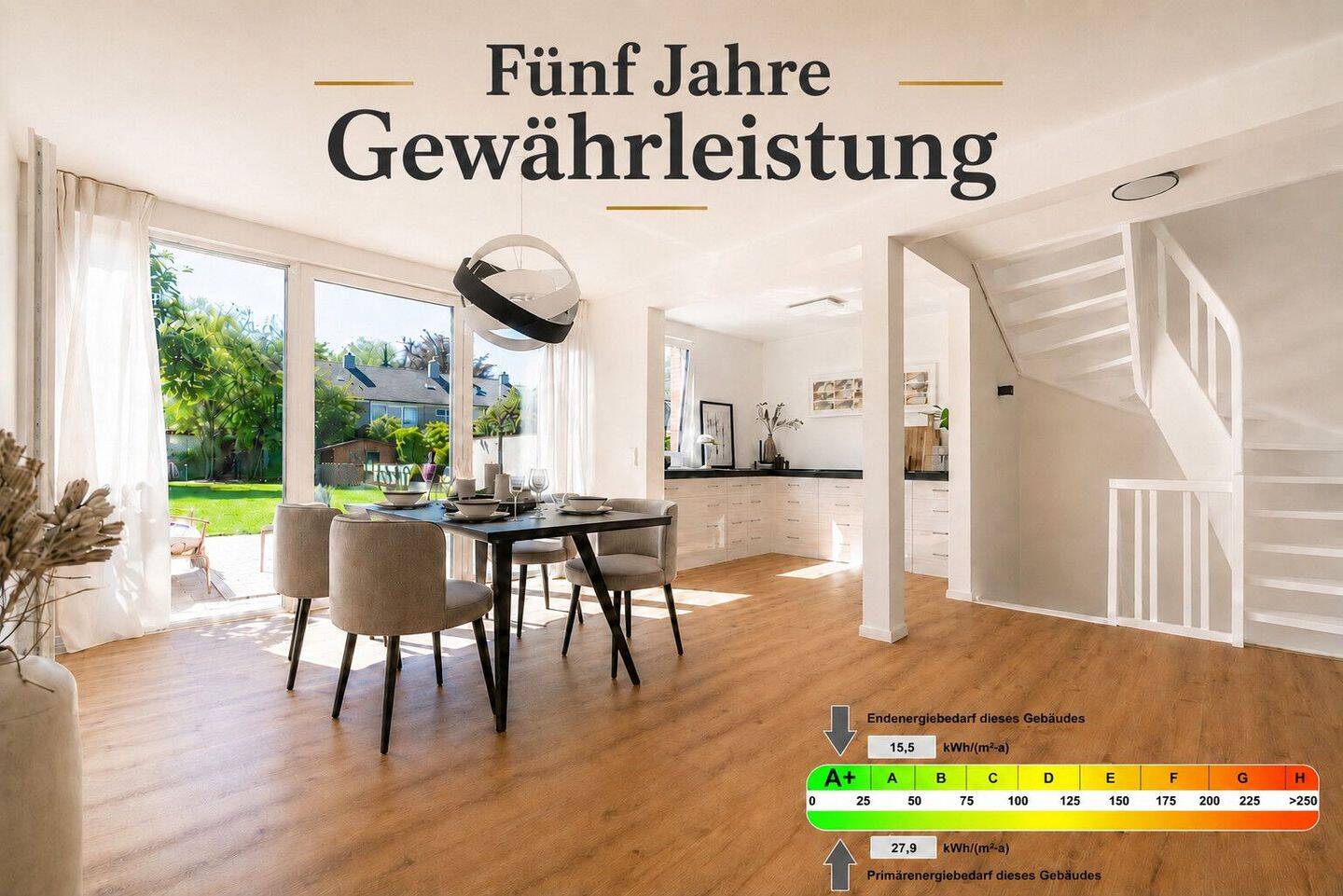 Energieeffizientes Reihenhaus mit Photovoltaikanlage und Wärmepumpe, modern wohnen, nachhaltig leben, 22885 Barsbüttel