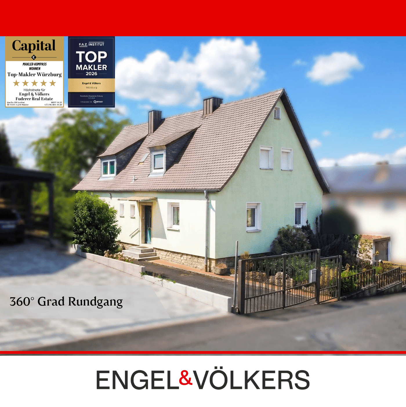 Charmantes Wohnhaus mit großem Entwicklungspotenzial und zusätzlichem Baugrundstück, 97270 Kist