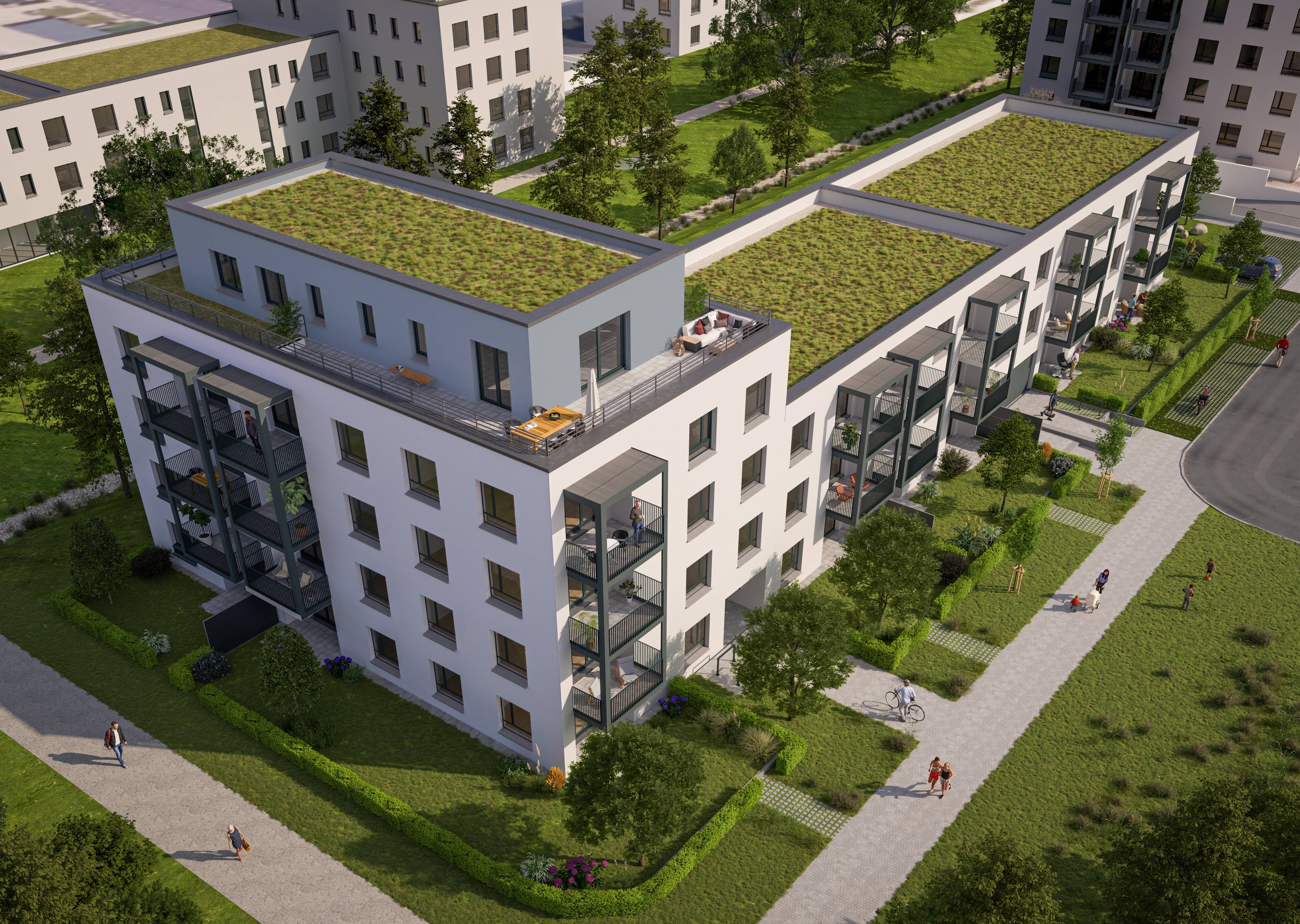 Kurzfristig bezugsfertig | 3-Zi. im 2. OG mit Süd-Balkon, 91074 Herzogenaurach