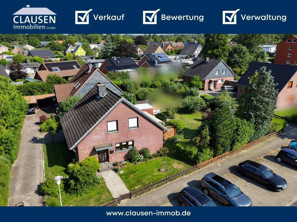 Gepflegtes Einfamilienhaus mit schönem Garten in ruhiger Wohnlage, 24539 Neumünster (Gadeland Ruthenberg Stör Wittorf)