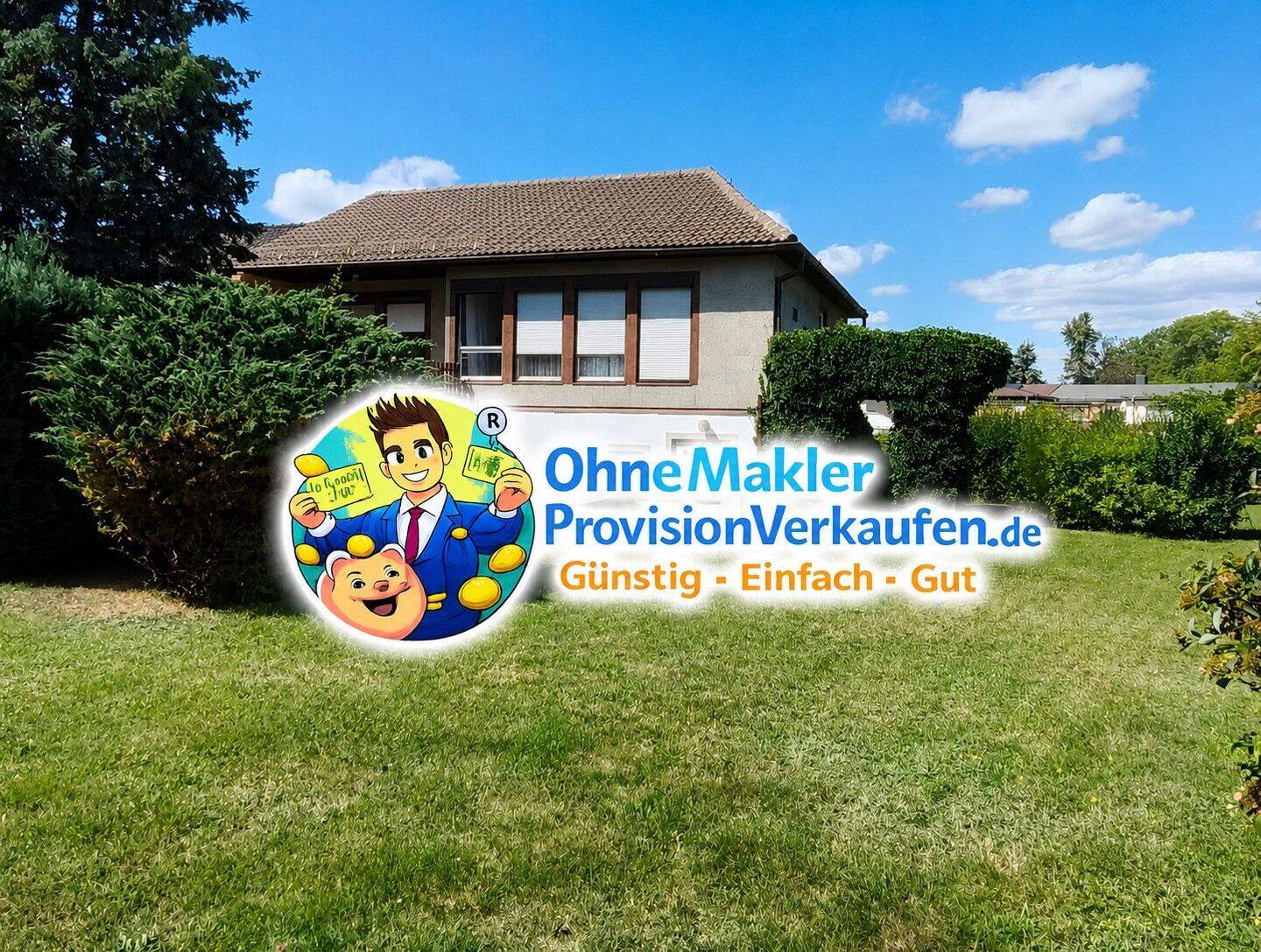 Reihenhaus in ruhiger Siedlung. www.ohnemaklerprovisionverkaufen.de, 1996 Senftenberg