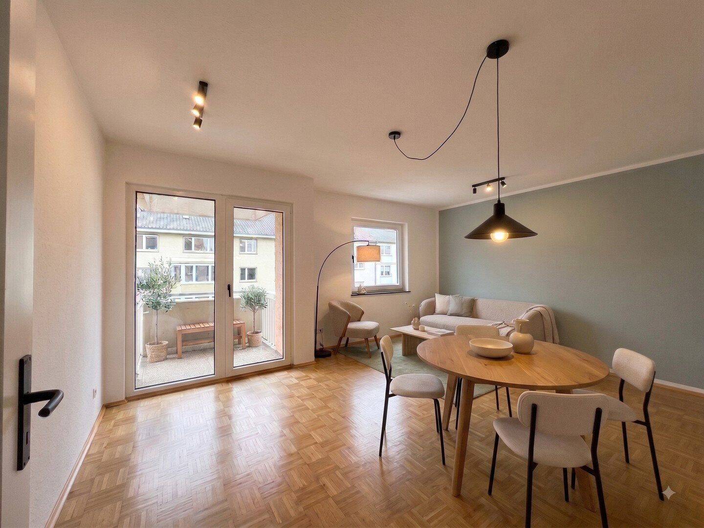 Provisionsfrei: Stilvolle 3-Zimmer-Wohnung mit Balkon in der Mainzer Neustadt