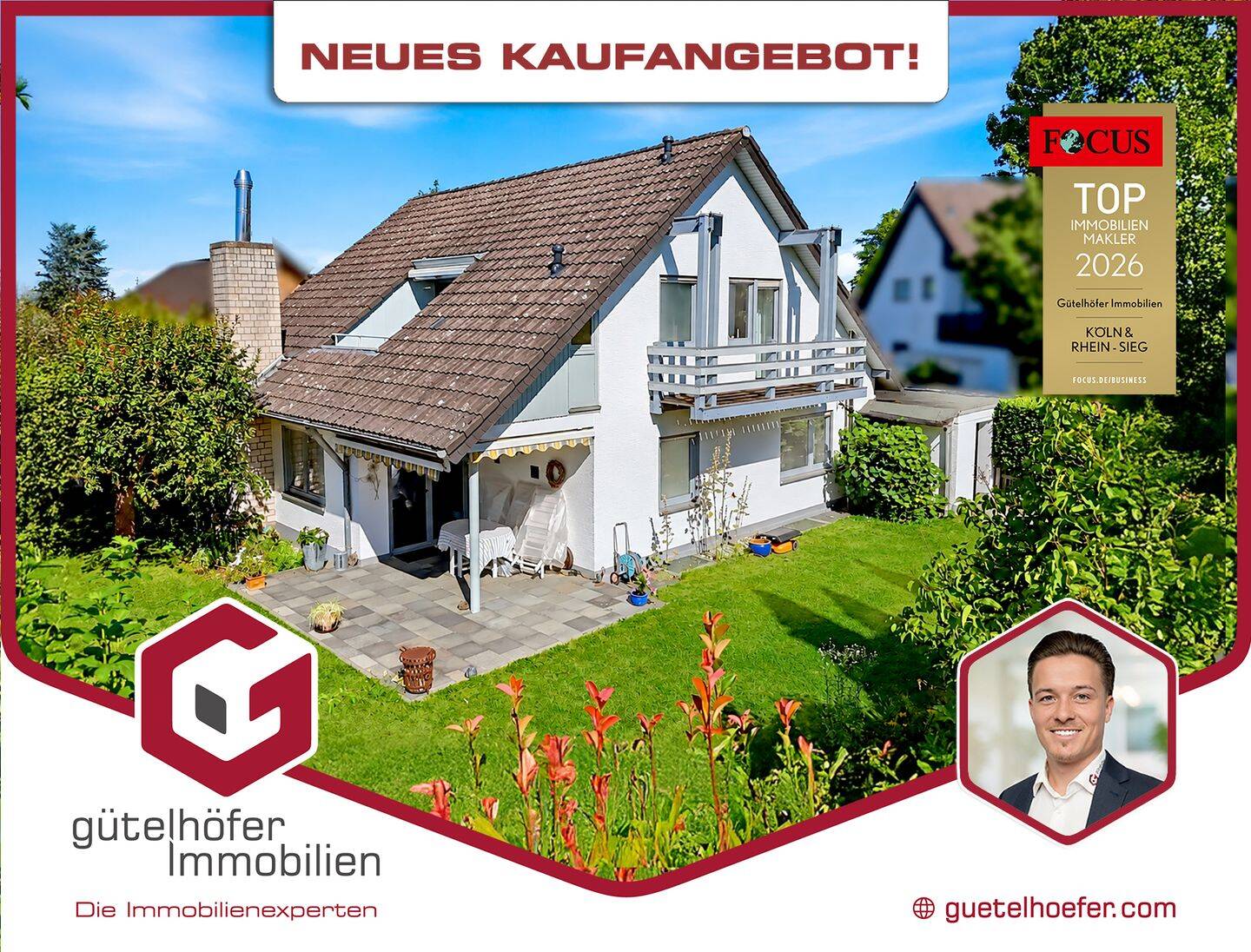 Familientraum! Freistehendes Einfamilienhaus mit großem Garten, Kaminofen und Garage in Meckenheim, 53340 Meckenheim