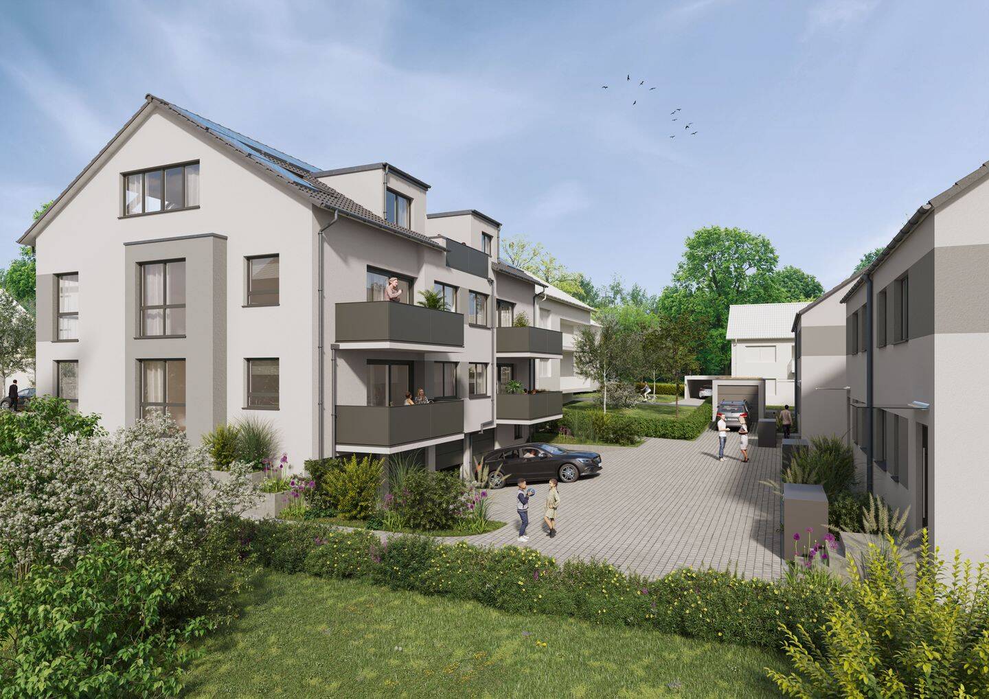 Letzte Wohnung! 105 m² Dachgeschoss mit großer Loggia in Leutenbach, 71397 Leutenbach