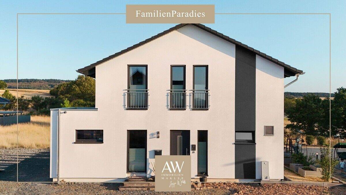 ***FamilienParadies*** Energieeffizienter Neubau trifft Feldrand. Stadtnah und kinderfreundlich., 35641 Schöffengrund