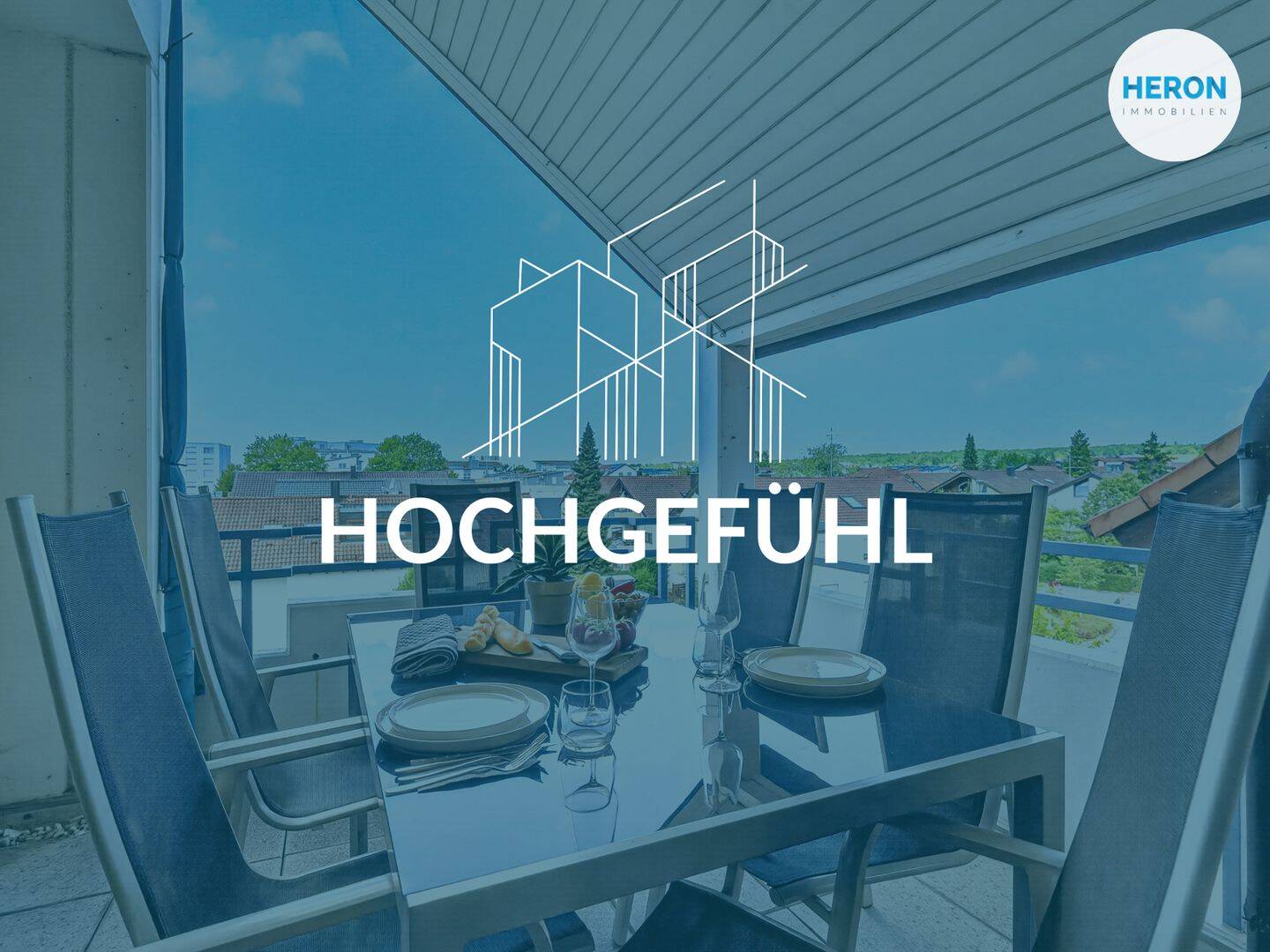 HOCHGEFÜHL – 3,5-Zi.-Dachgeschosswohnung mit großer Loggia, Ausblick und Stellplatz in Holzgerlingen, 71088 Holzgerlingen