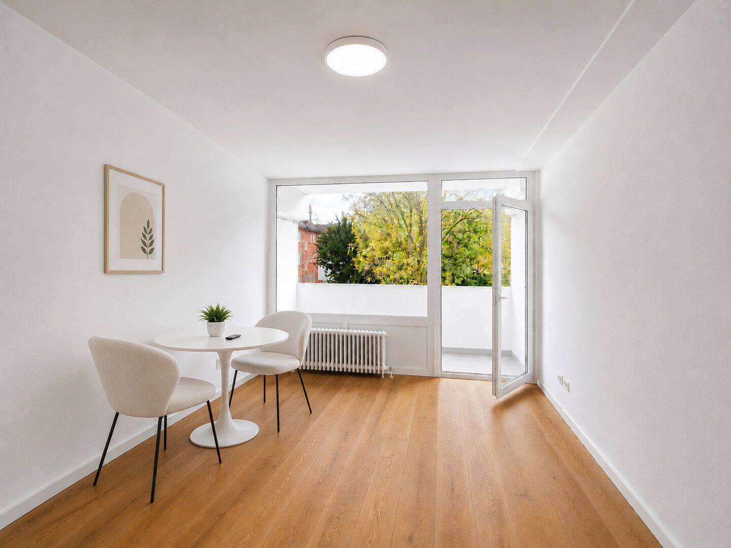 Kernsaniertes 1-Zimmer-Apartment in Schwabing mit Südbalkon & TG – provisionsfrei, 80805 München (Schwabing-Freimann)