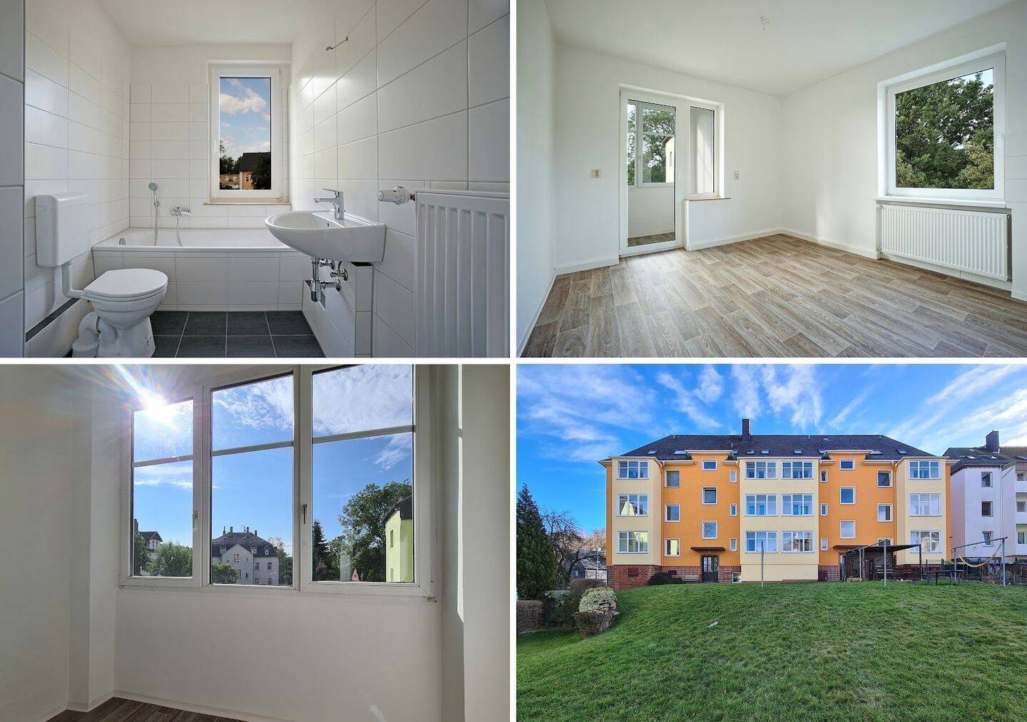 Vollständig renoviert mit Loggia und großer Wohnküche im beliebten 1. OG, 9131 Chemnitz (Ebersdorf Hilbersdorf)