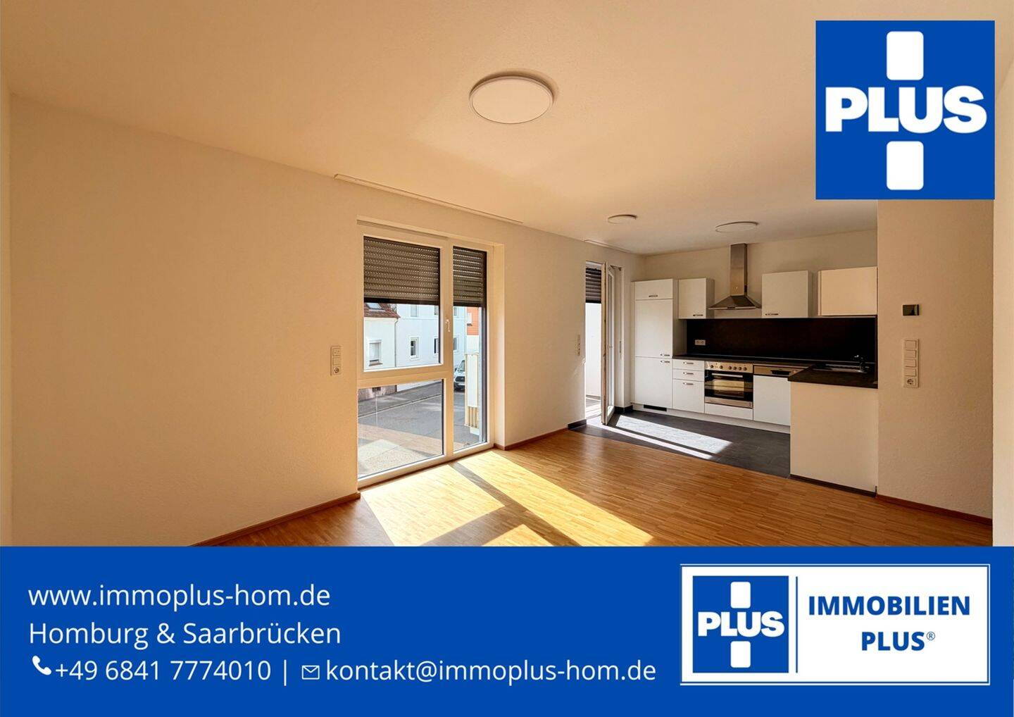 HOM-UNINÄHE; MODERNE 2 ZKB WOHNUNG MIT BALKON, TG-STELLPLATZ UND HOCHWERTIGER AUSSTATTUNG, 66424 Homburg