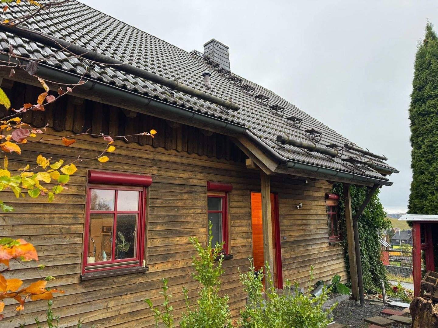 Ökologisches Holzhaus in toller Höhenlage von Stammbach, 95236 Stammbach