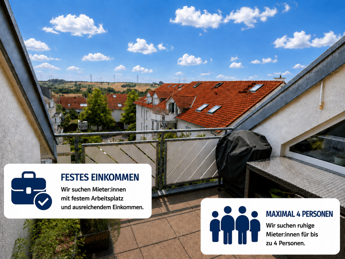Maisonette-Wohnung in ruhiger Lage von Marbach zu vermieten, 71672 Marbach am Neckar