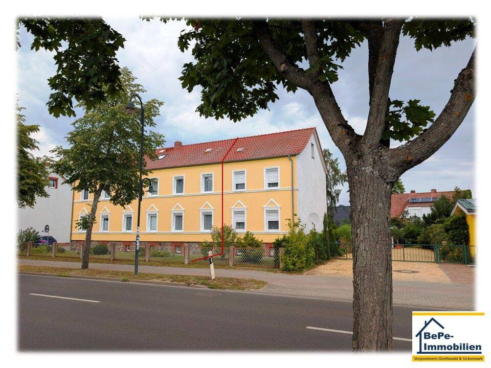 BePe-Immobilien- Solides, modernisierungsbedürftiges Reihenendhaus mit Garten zu verkaufen, 17321 Löcknitz