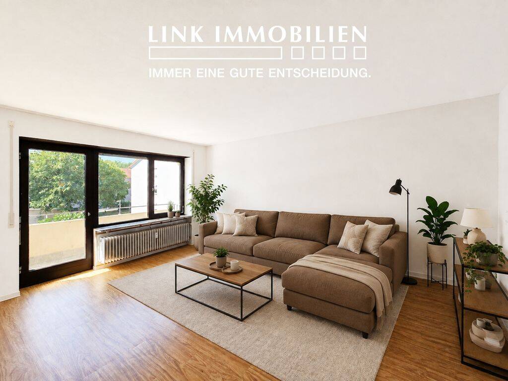S-Feuerbach: Geräumige 3-Zimmer-Wohnung mit Balkon und Garage – ideal für die junge Familie!, 70469 Stuttgart (Feuerbach Zuffenhausen)