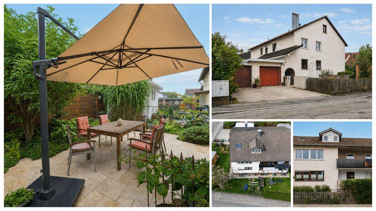 Großzügige 4-Zimmer-Obergeschosswohnung im Zweifamilienhaus mit Privatgarten und Ausbaureserve, 84032 Altdorf (Industriegebiet Wolfgang)