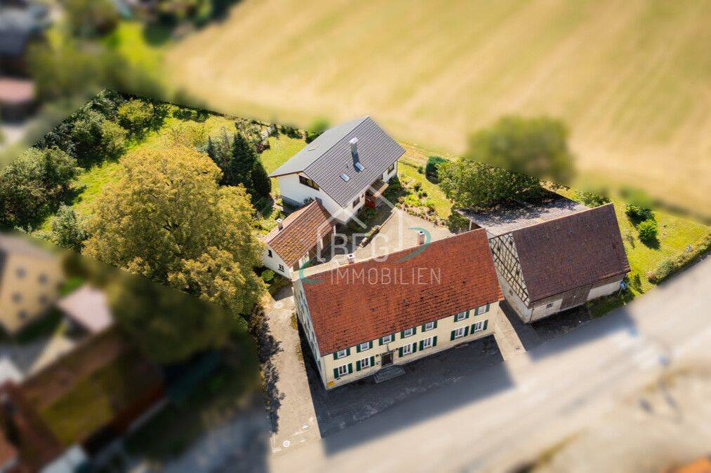 Großzügiges Anwesen mit Baugrundstück in Randlage, 74424 Bühlertann