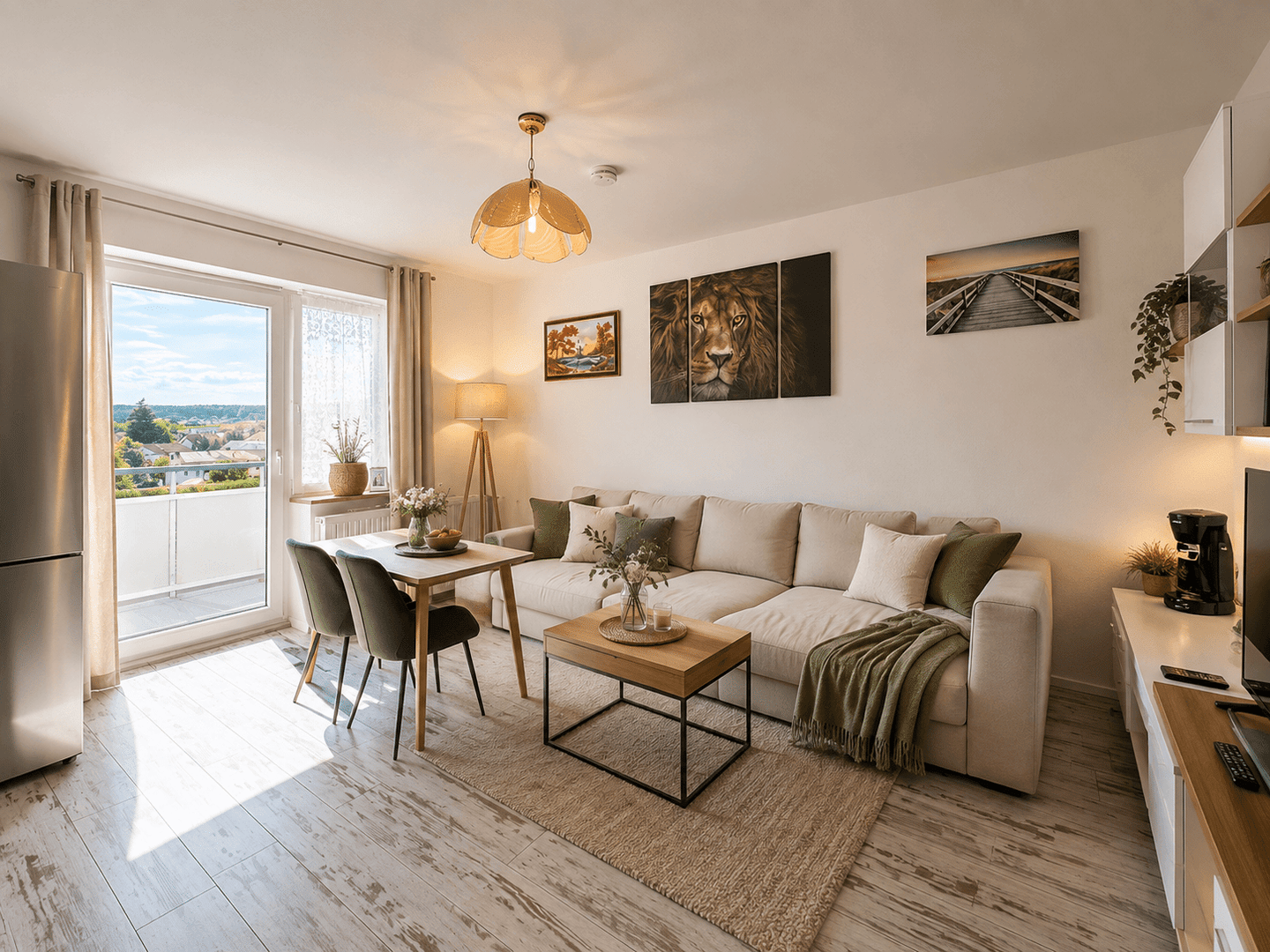 HEGERICH: Wohnen über den Dächern von Fürth – helle 2-Zimmer-Wohnung, 90766 Fürth (Eigenes Heim Hardhöhe Unterfarrnbach Weststadt)