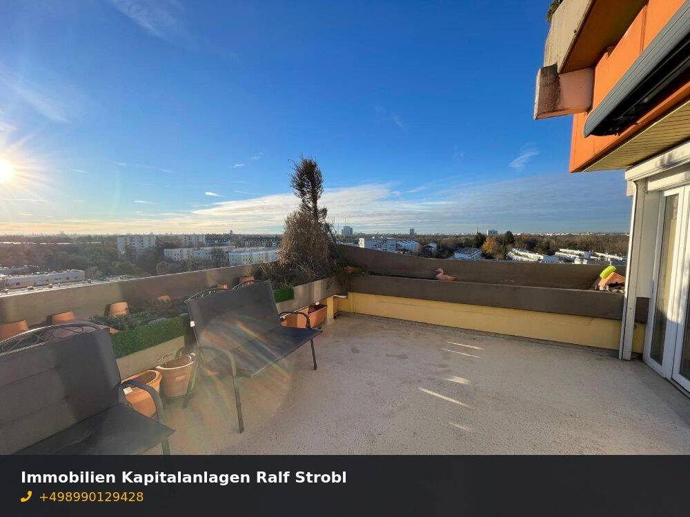 2 Zimmer + Wohnküche + DT mit traumhafter Aussicht, 81925 München (Bogenhausen)