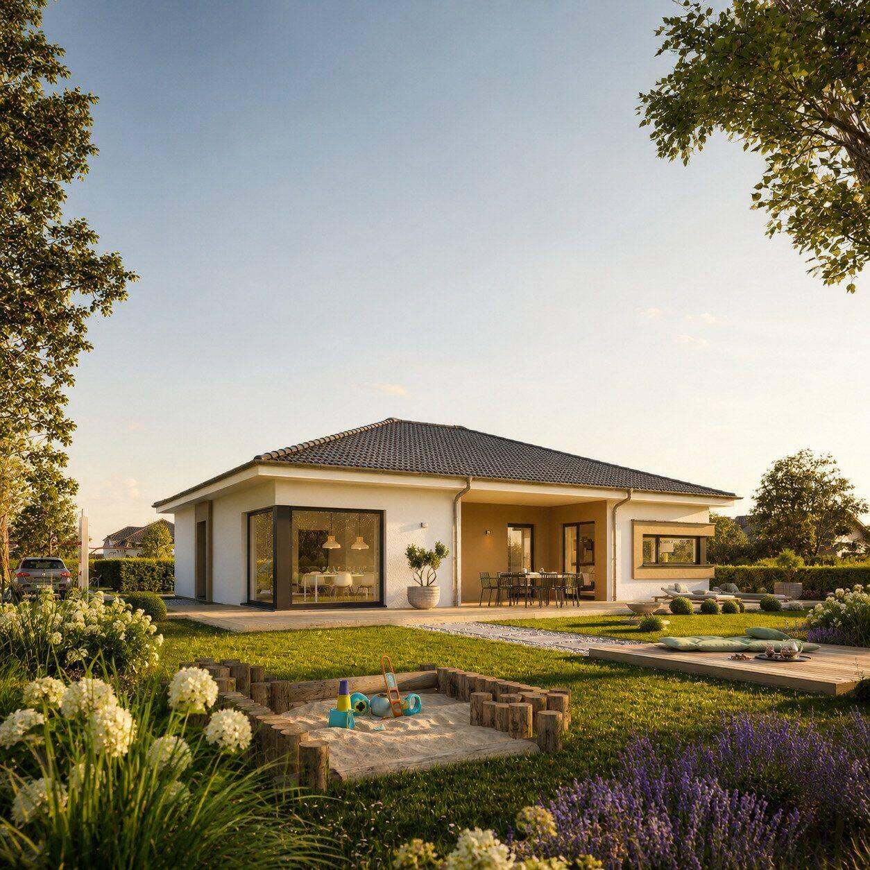 Bauprojekt inkl. Grundstück -Bungalow-Traumhaus in Herne Eickel – KfW 40 QNG, 44651 Herne (Eickel Röhlinghausen Wanne-Süd)