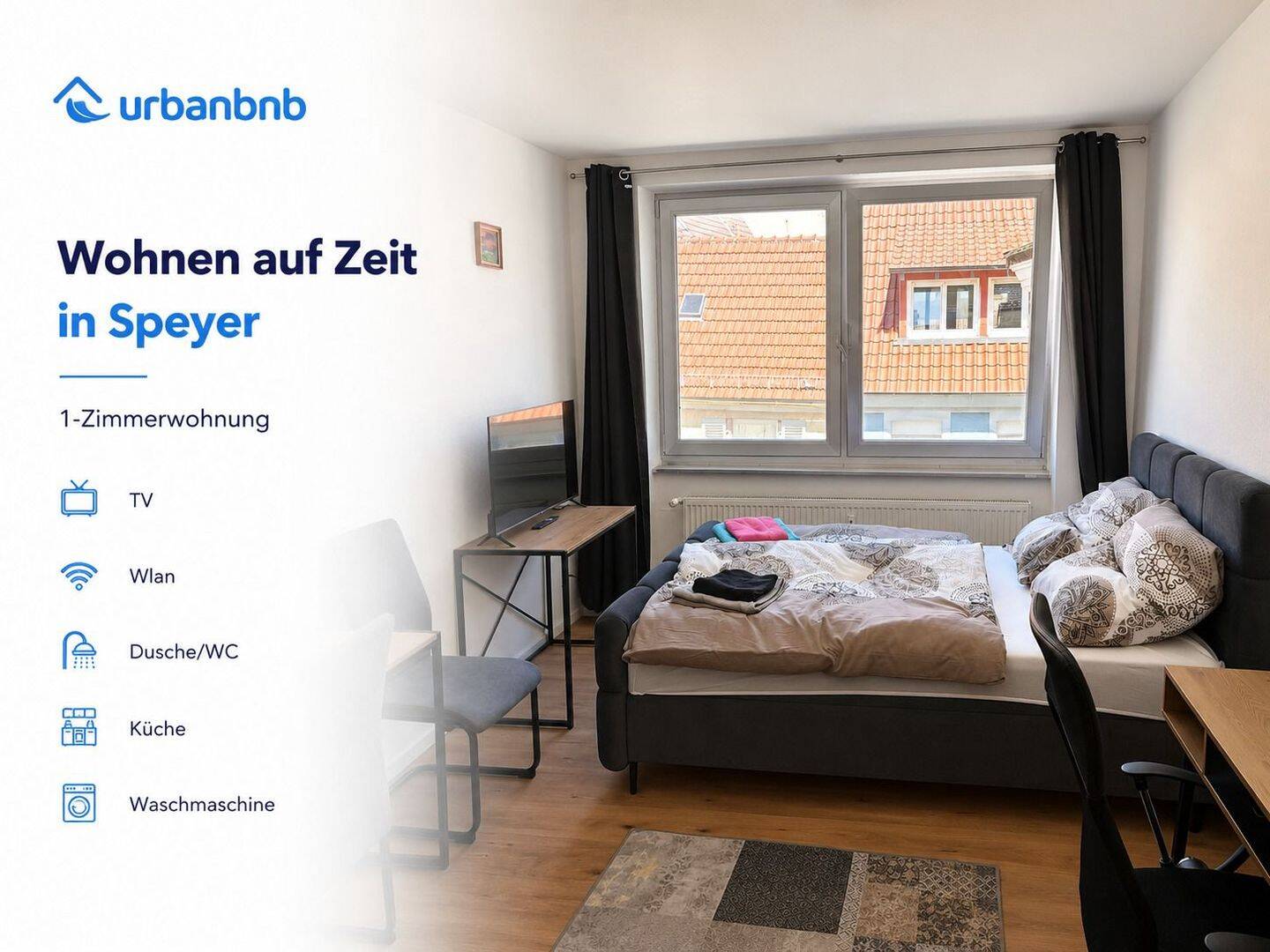 Apartment im Speyer Zentrum – Wohnen auf Zeit ab 1 Monat, 67346 Speyer (Angelhof I und II Speyer)