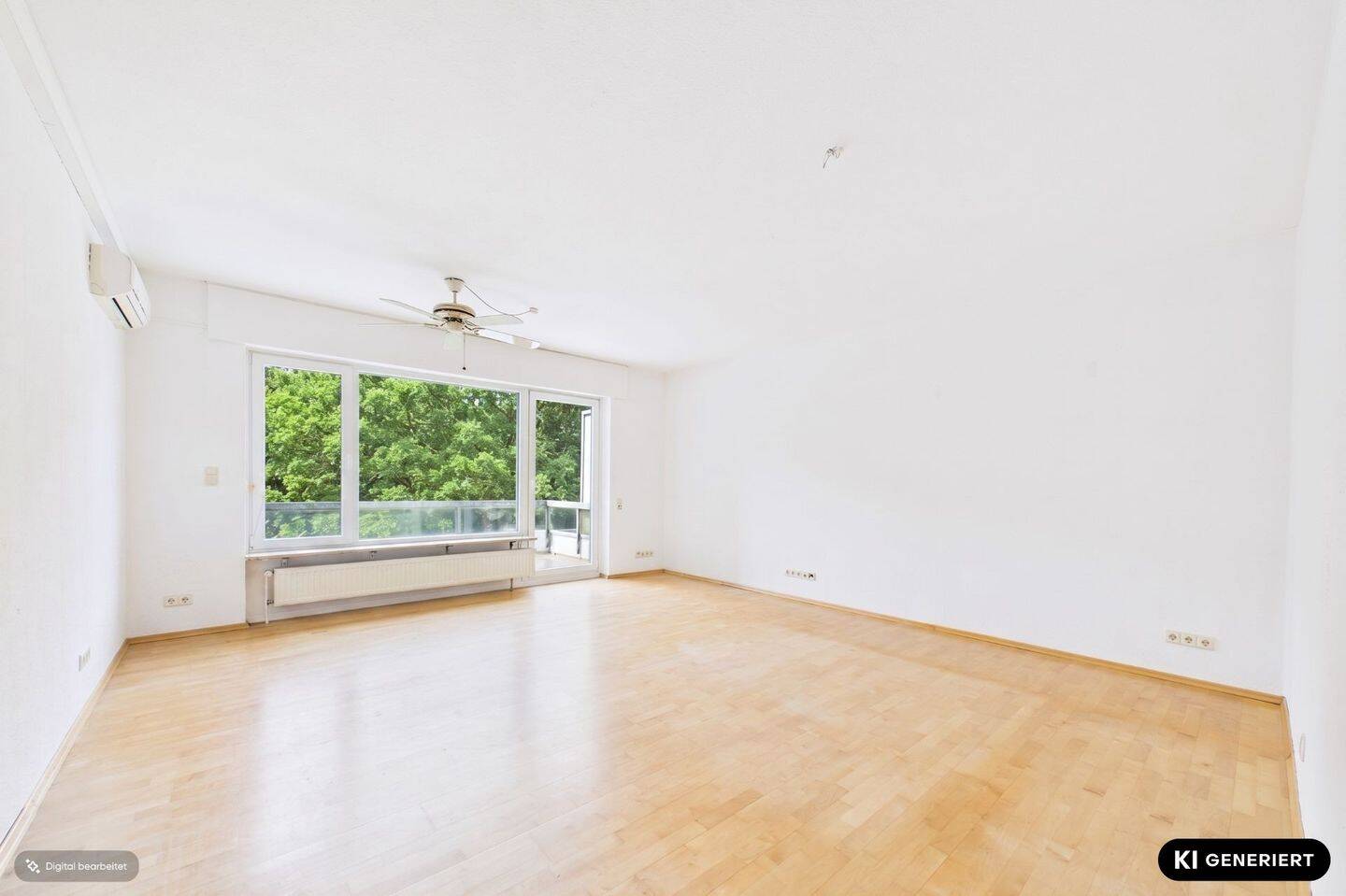 Sofort bezugsfrei: 3-Zimmer-Wohnung mit großem Balkon, Klimaanlage und Stellplatz, 48159 Münster