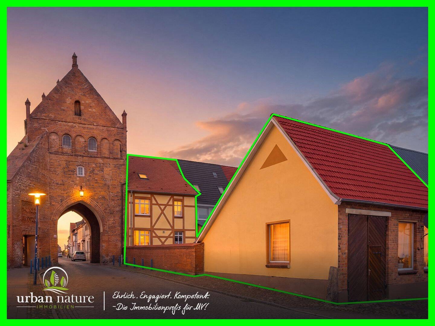 Historisches Fachwerkhaus mit Gewölbekeller & idyllischem Innenhof – direkt am Stadttor von Tribsees, 18465 Tribsees