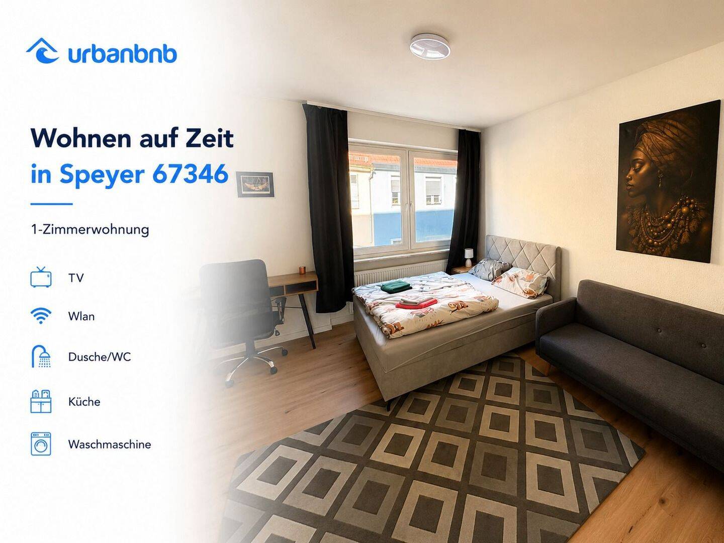 Apartment Speyer Zentrum – Wohnen auf Zeit ab 1 Monat, 67346 Speyer (Angelhof I und II Speyer)