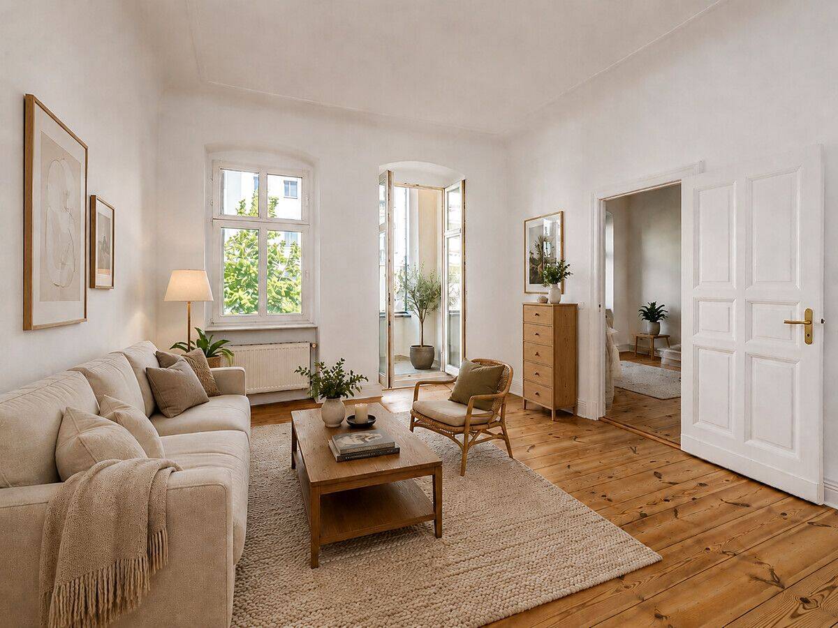 Frisch renoviert, hell & einzugsbereit: 3-Zi-Altbauwohnung mit Balkon & durchdachtem Grundriss, 13189 Berlin (Pankow)
