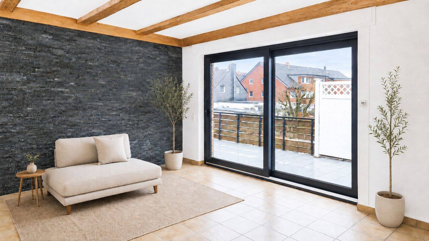 7-Zimmer-Wohnung mit eigenem Eingang, Kamin, Terrasse in Bottrop-Fuhlenbrock, 46242 Bottrop