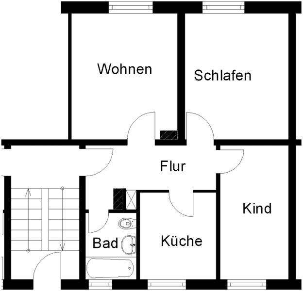 3.Raum-Wohnung im EG frei!, 49084 Osnabrück (Fledder Schinkel Schinkel-Ost)