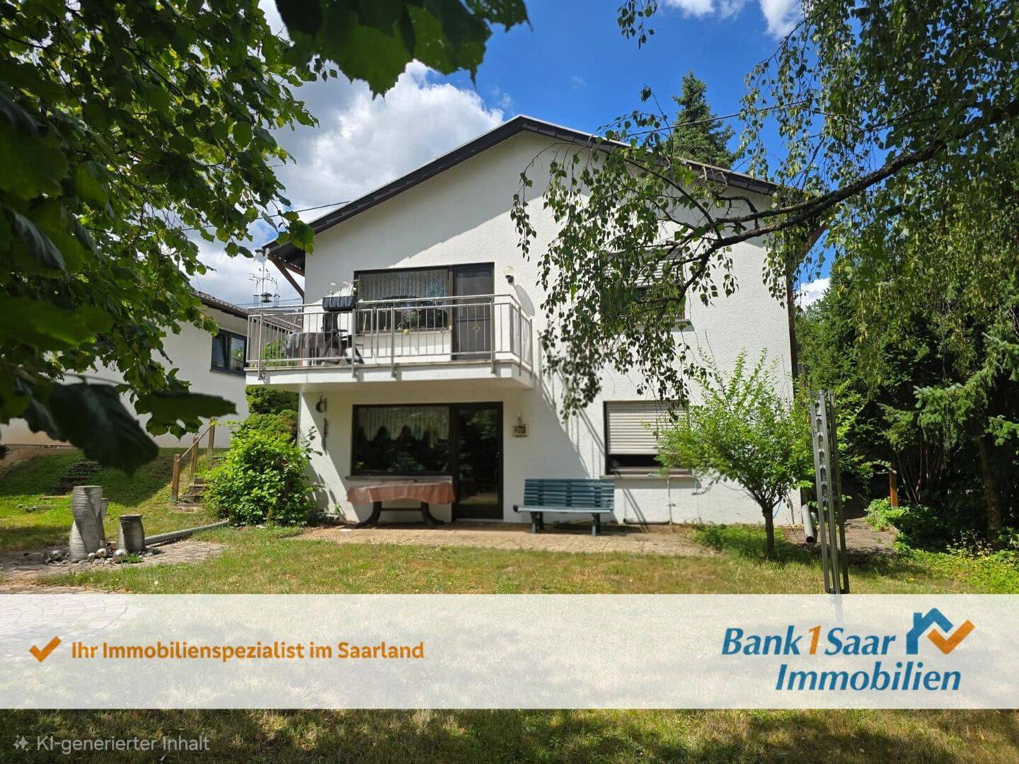 Charmantes, freistehender Bungalow mit Garage und schönem Garten in Riegelsberg, 66292 Riegelsberg
