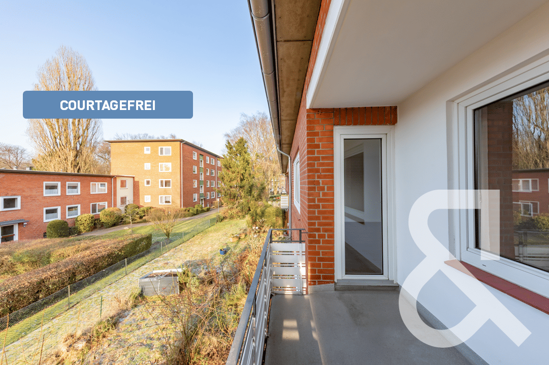 Ruhig gelegene Drei-Zimmer-Wohnung mit Balkon, 22337 Hamburg (Hamburg-Nord Alsterdorf Ohlsdorf)