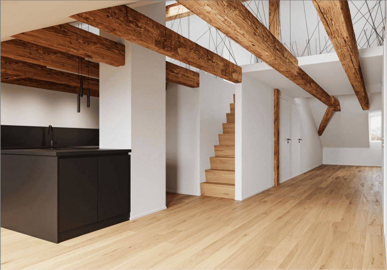 Exklusive Neubau-Dachgeschosswohnung inkl. Einbauküche und Balkon mit hochwertiger Ausstattung, 86150 Augsburg (Innenstadt)