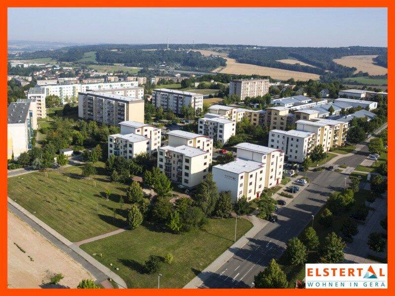 Moderne Wohnung am Stadtrand // Blick ins Grüne // Küche und Bad mit Fenster!, 7552 Gera (Bieblach-Ost Langenberg Roschütz Stublach)
