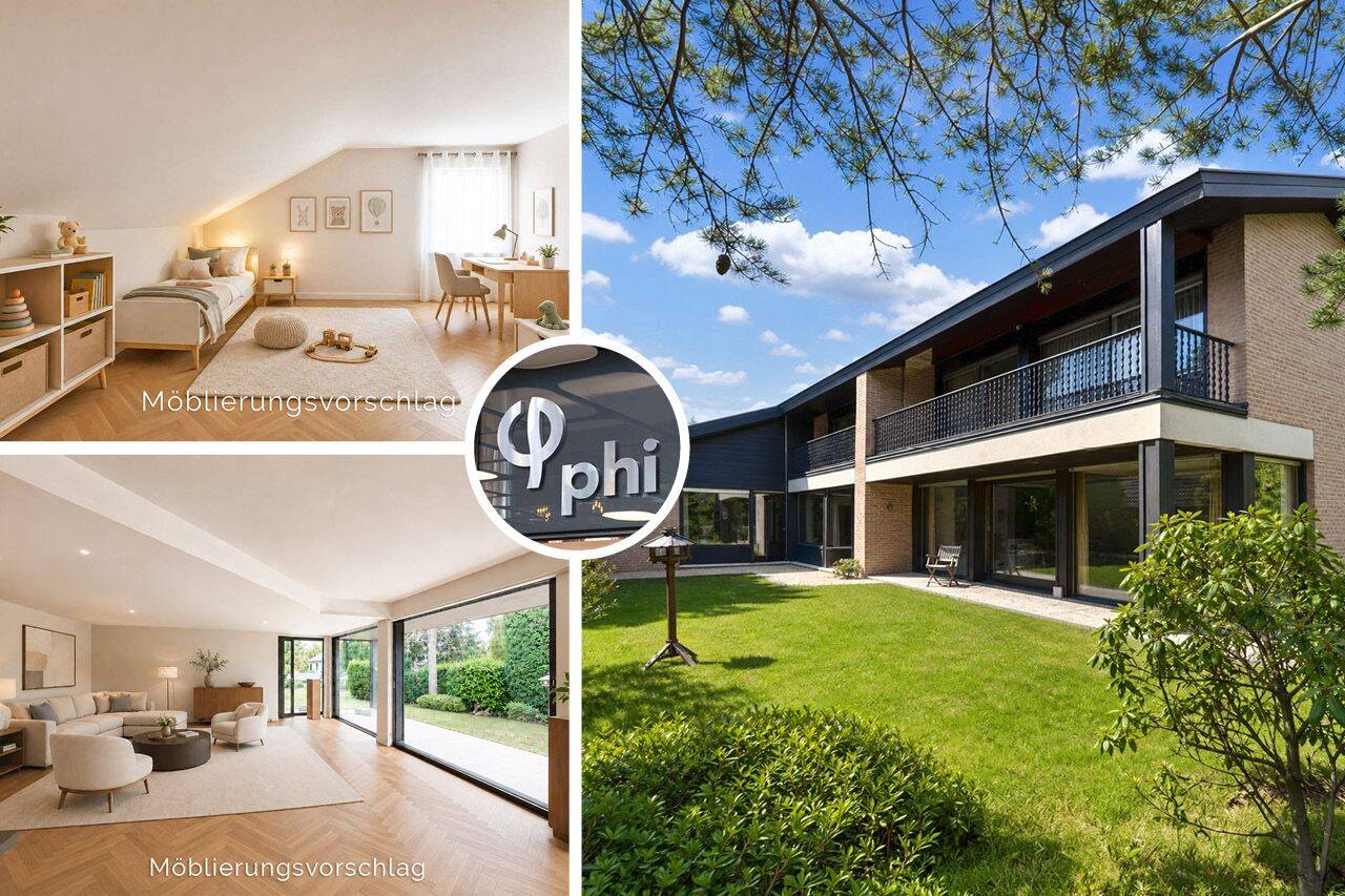 PHI AACHEN – Beeindruckende 7 Zimmer Villa mit Traumgarten und zwei Garagen in Eschweiler!, 52249 Eschweiler