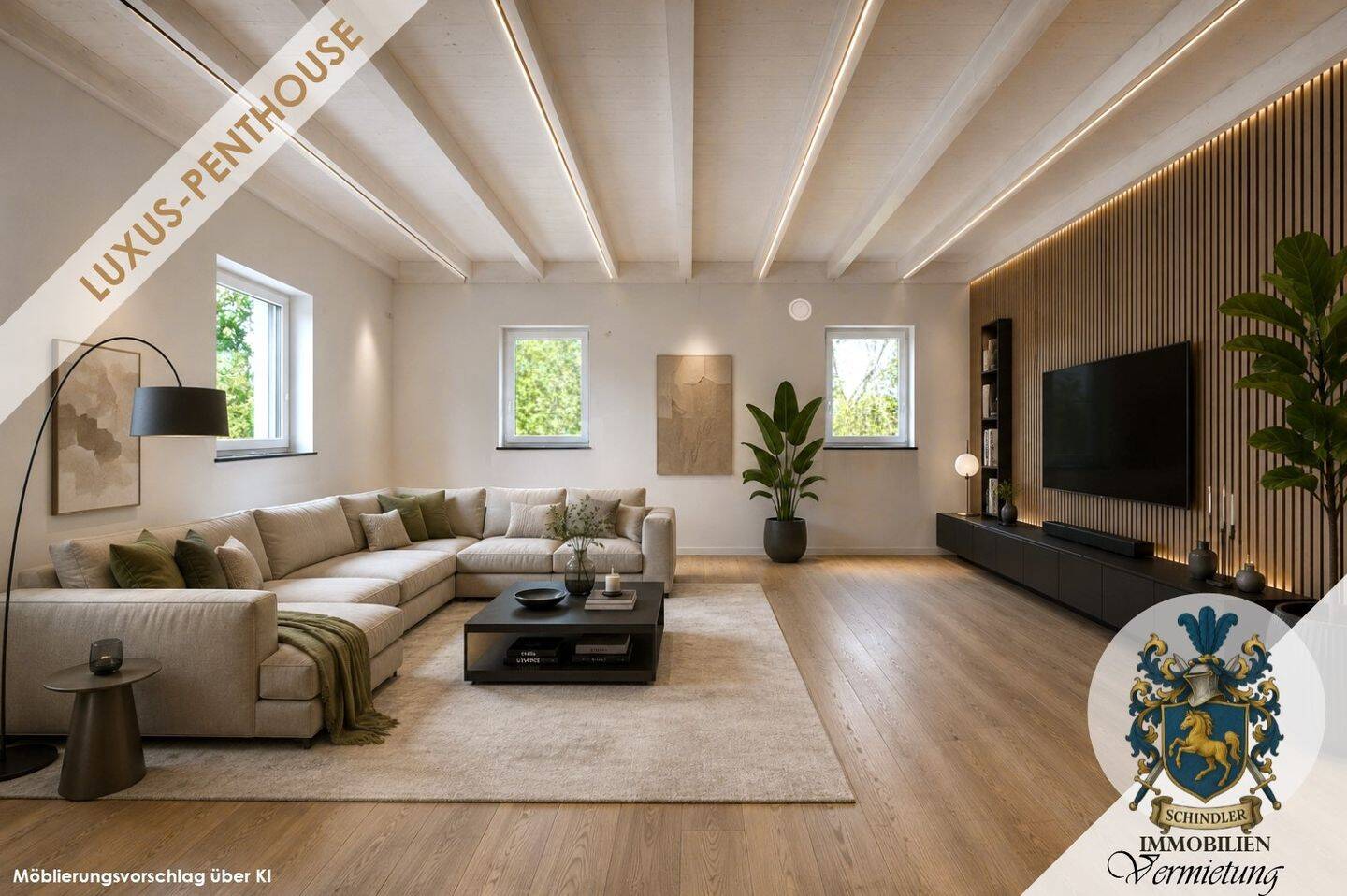 Exklusives Luxus-Penthouse mit Alpenblick