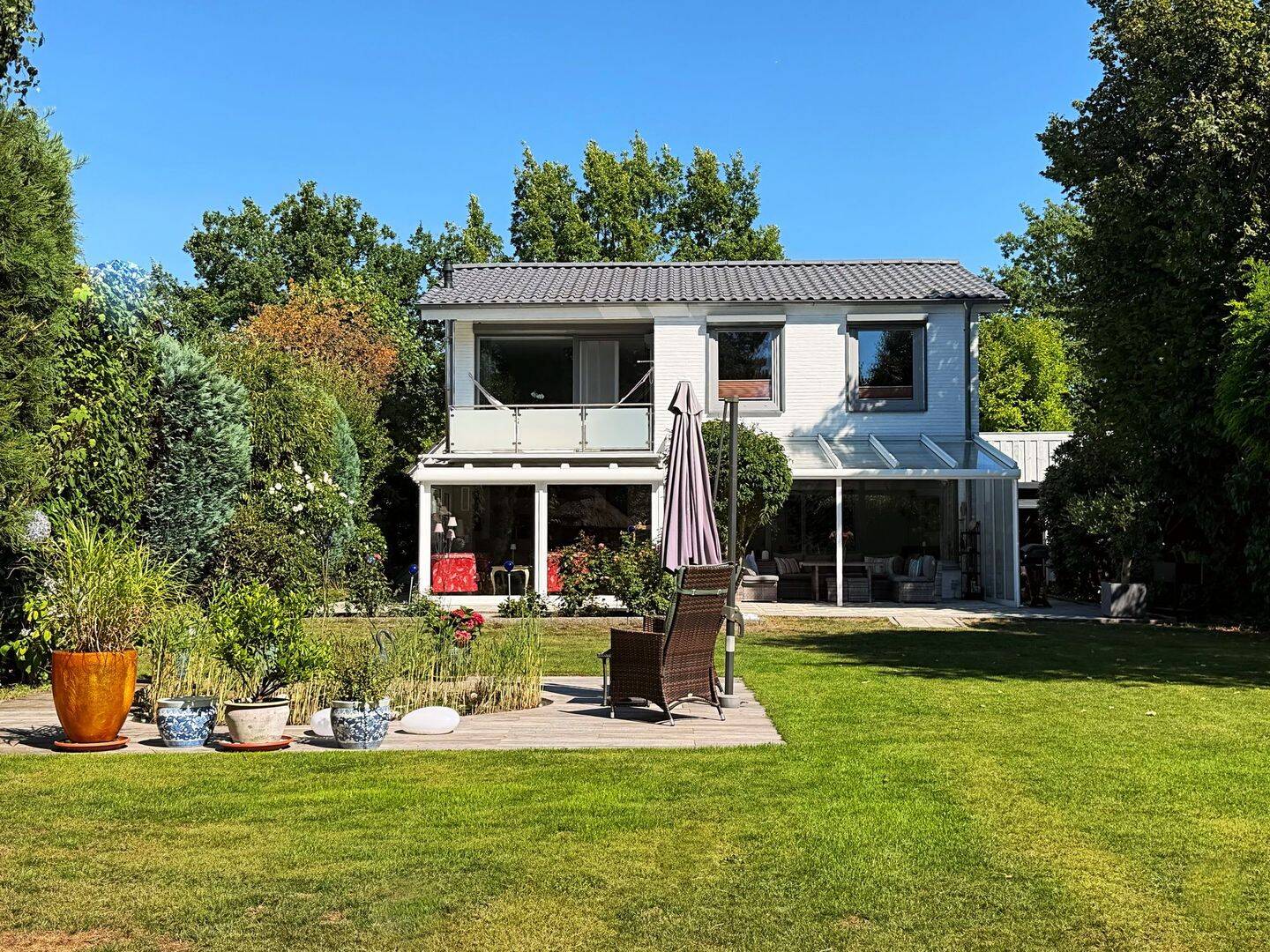 Wunderschönes Einfamilienhaus mit Wintergarten und sonnigem Grundstück in Hamburg-Boberg, Erbpachtgrundstück, 21033 Hamburg (Bergedorf Billwerder Lohbrügge)