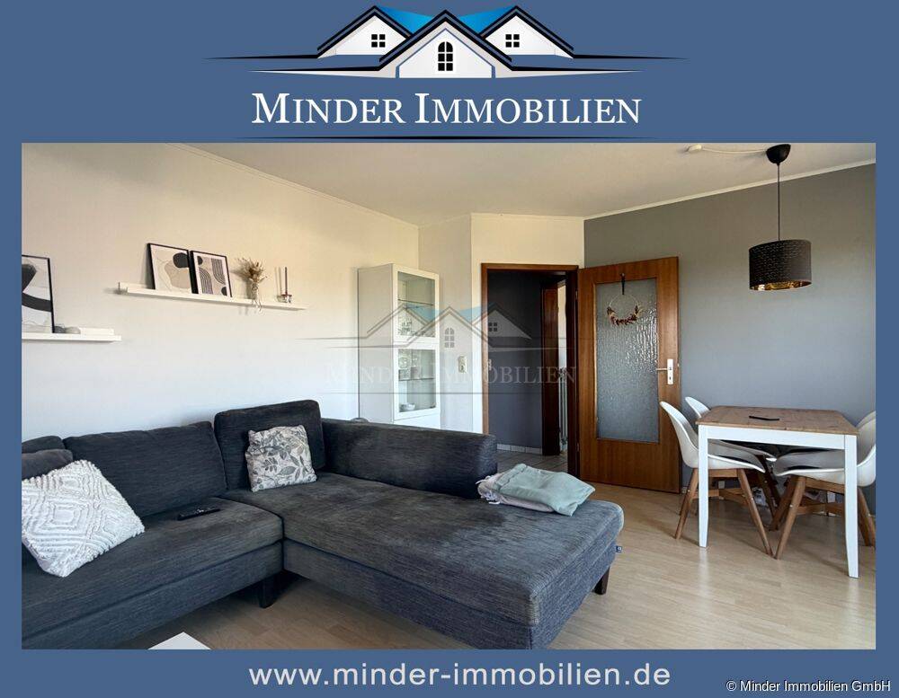 Münzenberg/Gambach | Schöne 2-Zimmer-Wohnung mit Balkon | ca. 58 m², 35516 Münzenberg