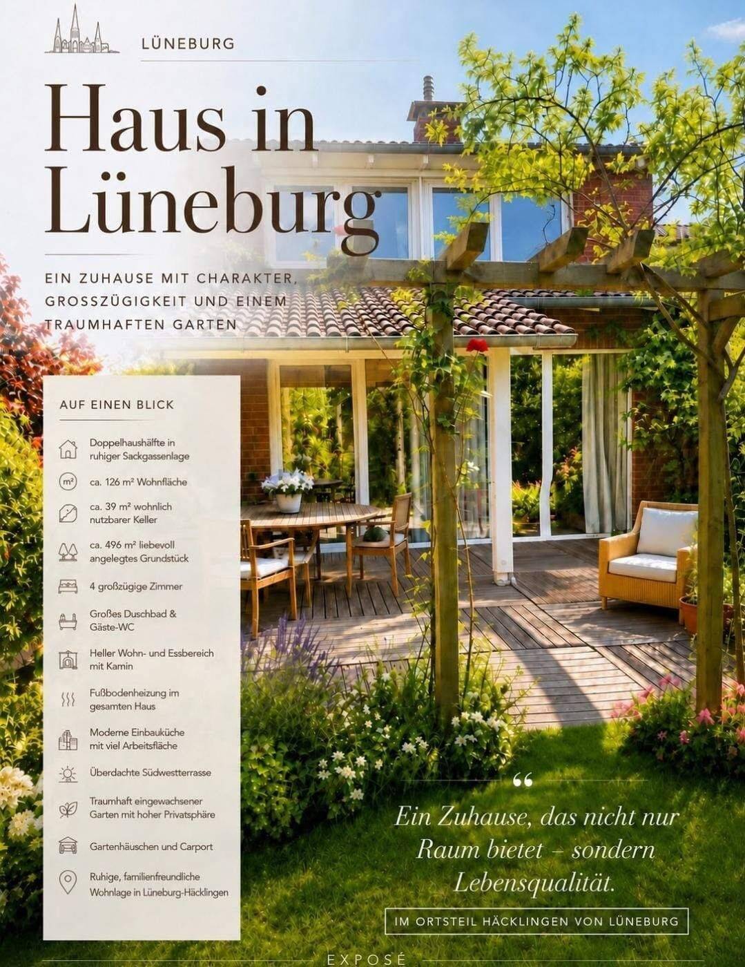 Ihr neues Zuhause mit Charme – wohnen in ruhiger Bestlage, 21335 Lüneburg