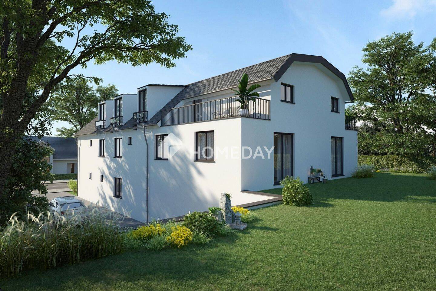 KfW-55-Neubau: Zwei-Zimmer-Wohnung mit Dachterrasse und Duplex-Stellplatz, 87600 Kaufbeuren