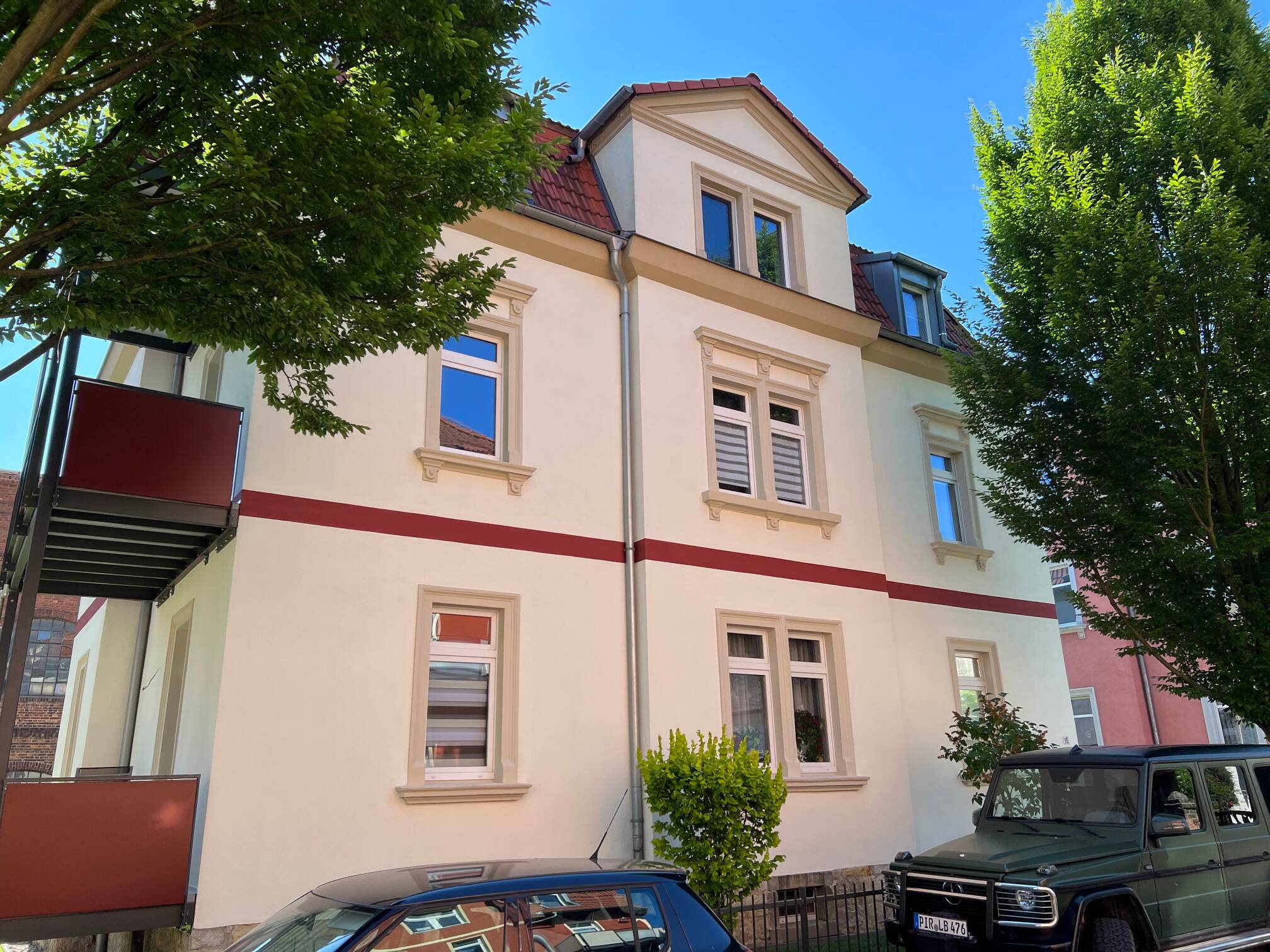 2-Raum-Wohnung mit großem Balkon im Erdgeschoß, 1809 Heidenau