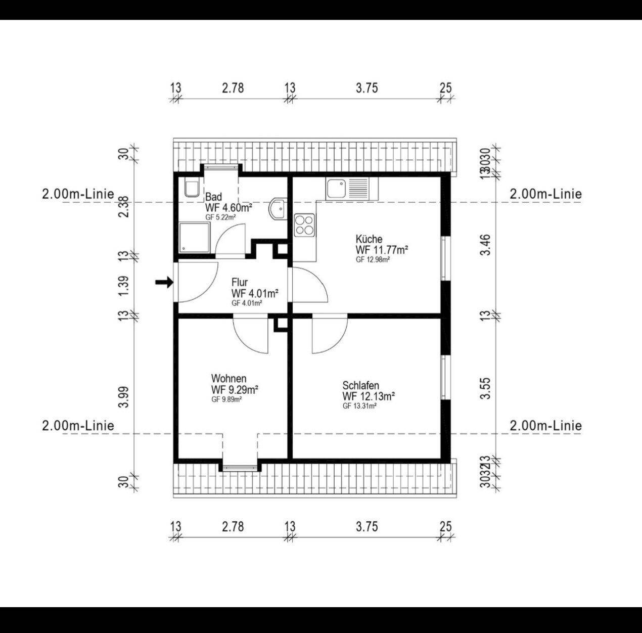 Tolle 2 Timmer WOhnung in der Neustadter Kernstadt