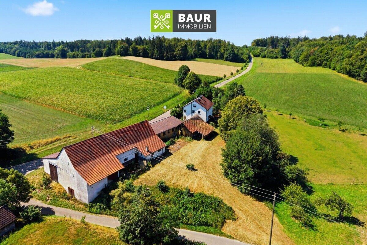 Seltenes Anwesen mit Wohnhaus, Stallungen & Scheunen auf 4.521 m² Grundstück, 89281 Altenstadt