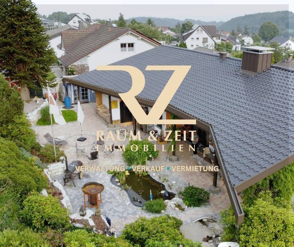 Wohnen mit Weitblick großzügiges Zuhause mit Alpenpanorama, Gartenparadies & Einliegerwohnung, 79733 Görwihl