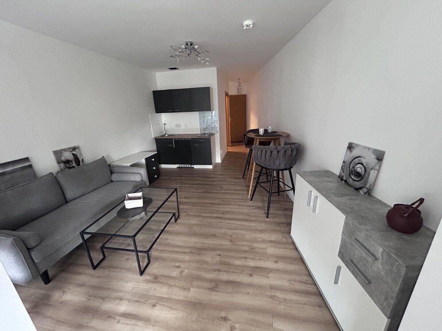 Stilvoll möblierte 1-Zimmer-Wohnung in Nürnberg-Zerzabelshof – Erstbezug nach Komplettsanierung, 90478 Nürnberg (Dutzendteich Gleißhammer Glockenhof Sankt Peter Zerzabelshof)