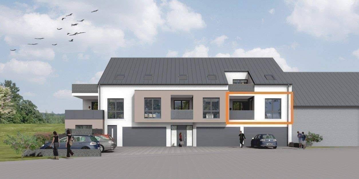 Ab sofort – NEUBAU mit 6 Wohneinheiten / 3 Zimmer-Wohnung im 1. OG / Aufzug / Dusche / Fußbodenheizung / Balkon