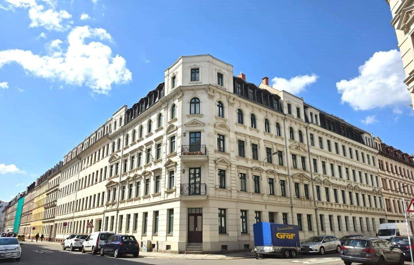 | Balkon | Zentrumsnah | helle Wohnung für Paare & Singles, 4315 Leipzig (Neustadt-Neuschönefeld Sellerhausen-Stünz Volkmarsdorf)