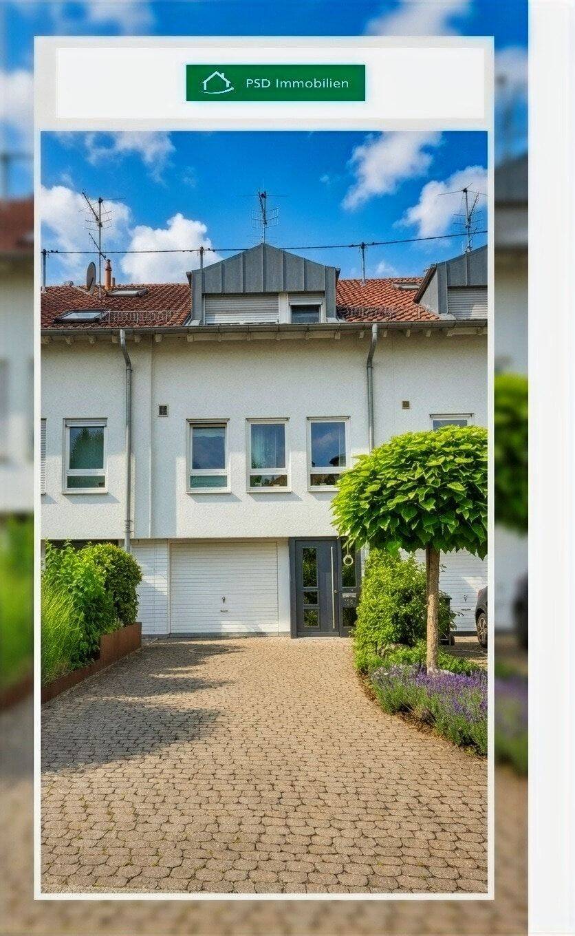Außergewöhnliches Split-Level-Reihenmittelhaus mit Garten, Terrasse, 2 Balkone und ausgebautem DG, 71364 Winnenden