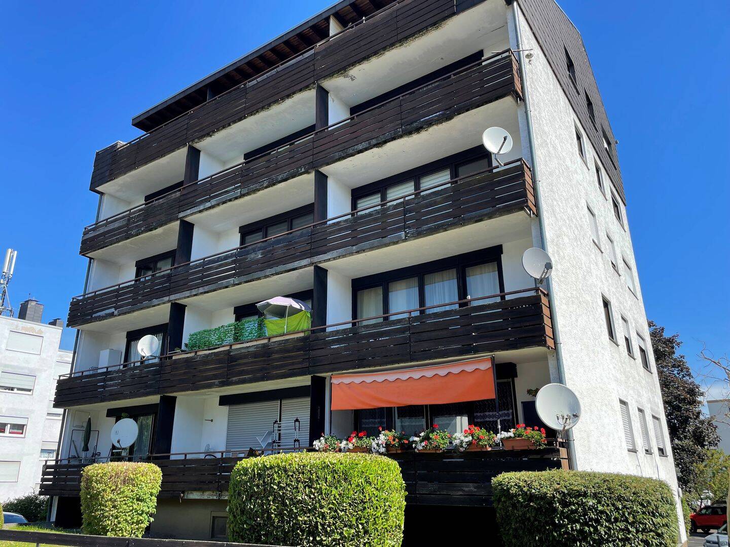 Helle und großzügige 1 Zimmer-Wohnung mit Balkon in ruhiger Lage, Hinter der Platte 2, Fernwald, 35463 Fernwald