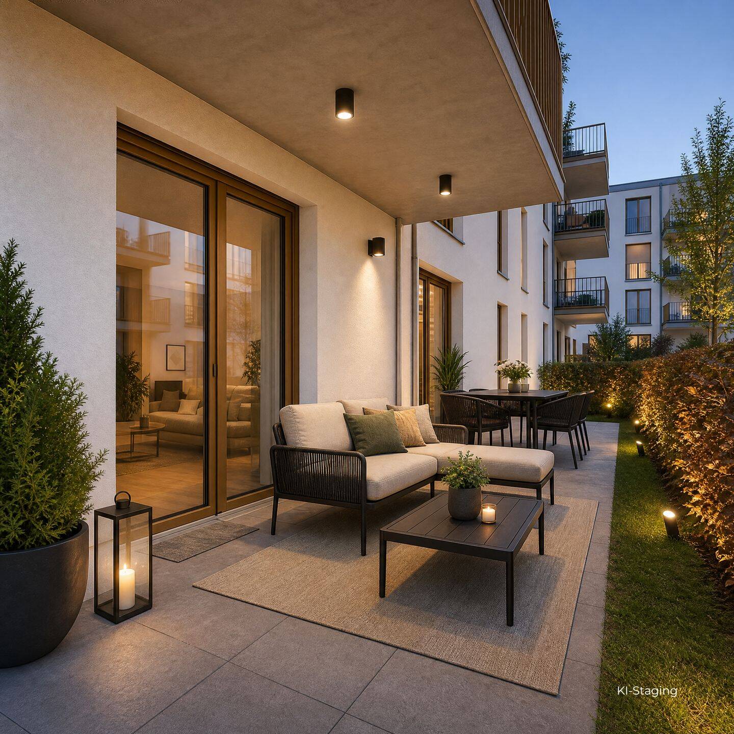 Sofort einziehen – mitten im Grünen: Phantastische 3,5-Zimmer-Gartenwohnung mit Lechblick, 86899 Landsberg am Lech