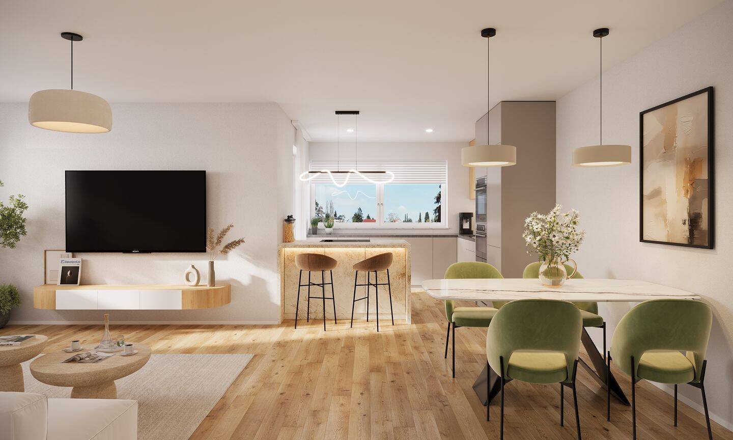 Kompakt & modern! 2,5-Zimmer-EG-Wohnung mit privater Grünfläche, 89195 Staig